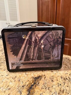 Nightmare Before Christmas Lunchbox with Thermos RARE NECA Tim Burto